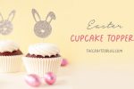 easter cupcake topper free template.
